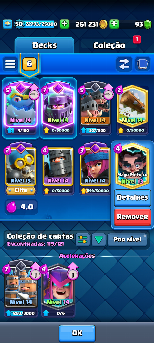 Conta Clash Royale 10k de troféus branw stars e clash of clãs 4 anos de jogo up