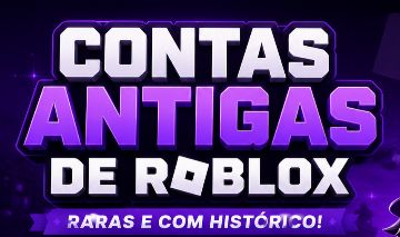 CONTAS ANTIGAS ROBLOX 2007, 2008, 2009, 2010