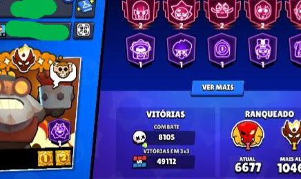 Conta rara brawl stars + conta de clash royale upada