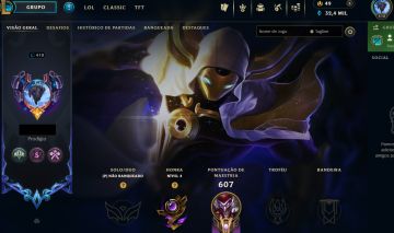 [ENTREGA AUTOMÁTICA] CONTA LOL LEVEL 418 UNRANKED (PRONTA RANKED) - FULL ACESSO!