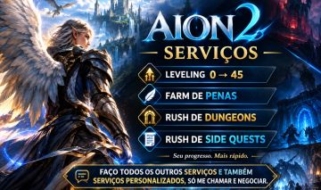 Aion 2 - (MELHOR PREÇO DO MERCADO) Todos os services para aion 2