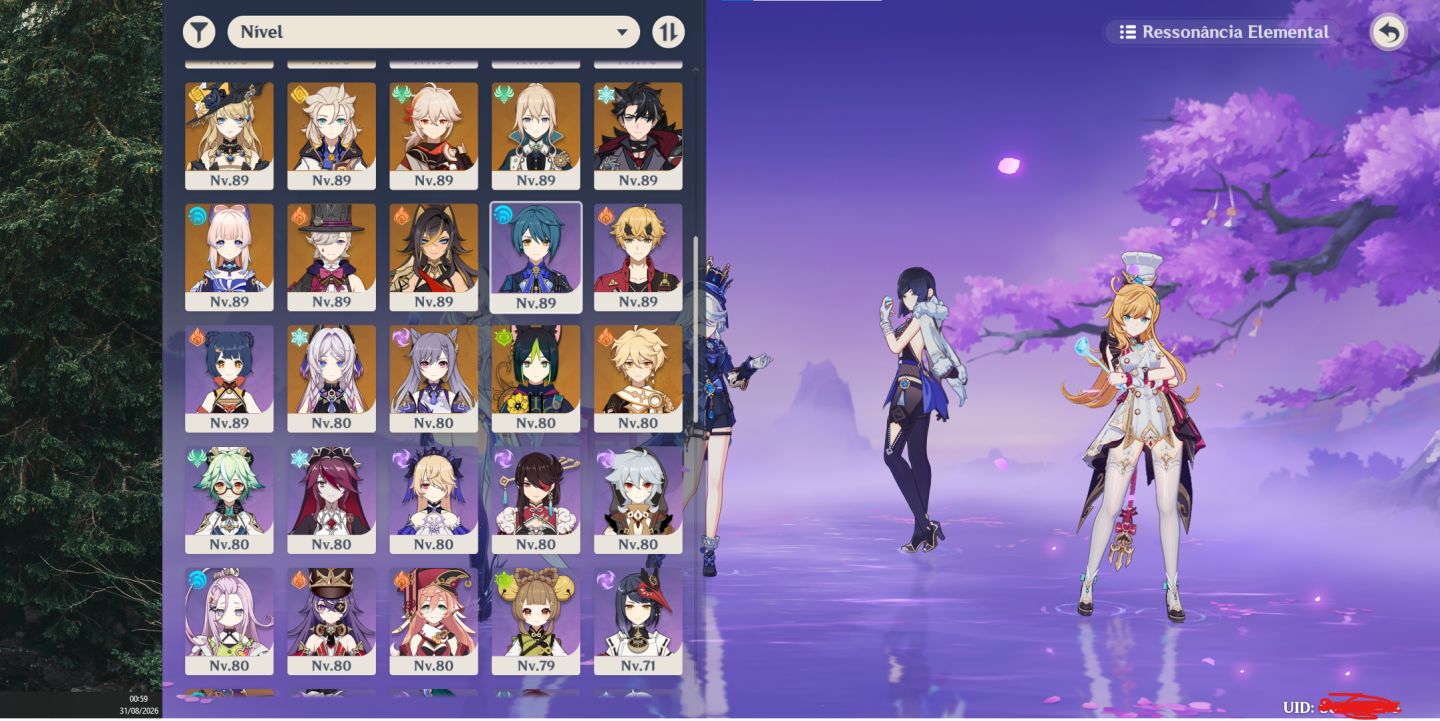 Conta com 40 personagens 5 - Servidor América - Pc/Android