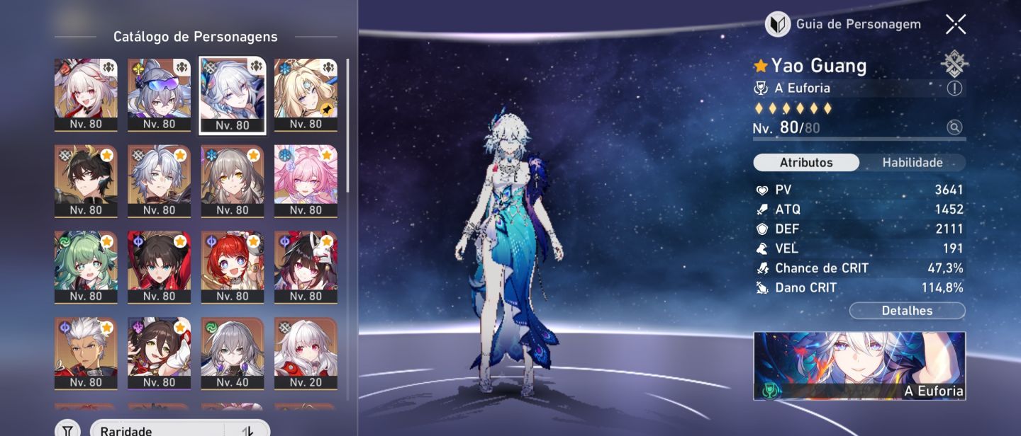 Phainon E2 e cone Cyrene E1, Time elation premium Archer E1 + Rin