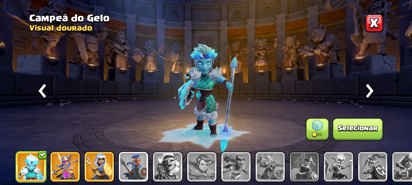 Conta Clash of Clans centro da vila 14