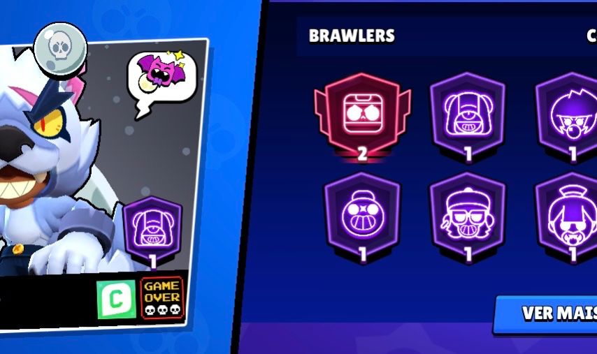 Conta Brawl Stars 45k+ | 105 Brawler | 232 Skins | 57 Hipercargas