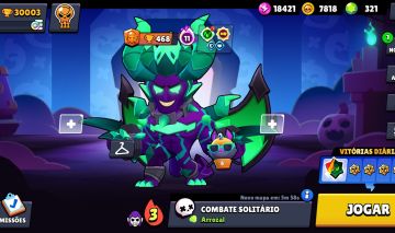 Conta Brawl Stars 97/108 Brawlers, 30k Troféus