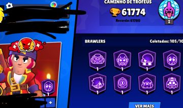 Conta de brawl stars muito boa para rank quase Full PARA SAIR RÁPIDO!!