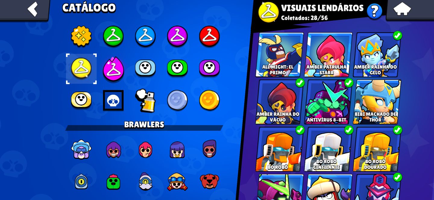 Conta full 11 é hyper mestre 2 todos mestres novos e 1 antigo fama alien pin r35
