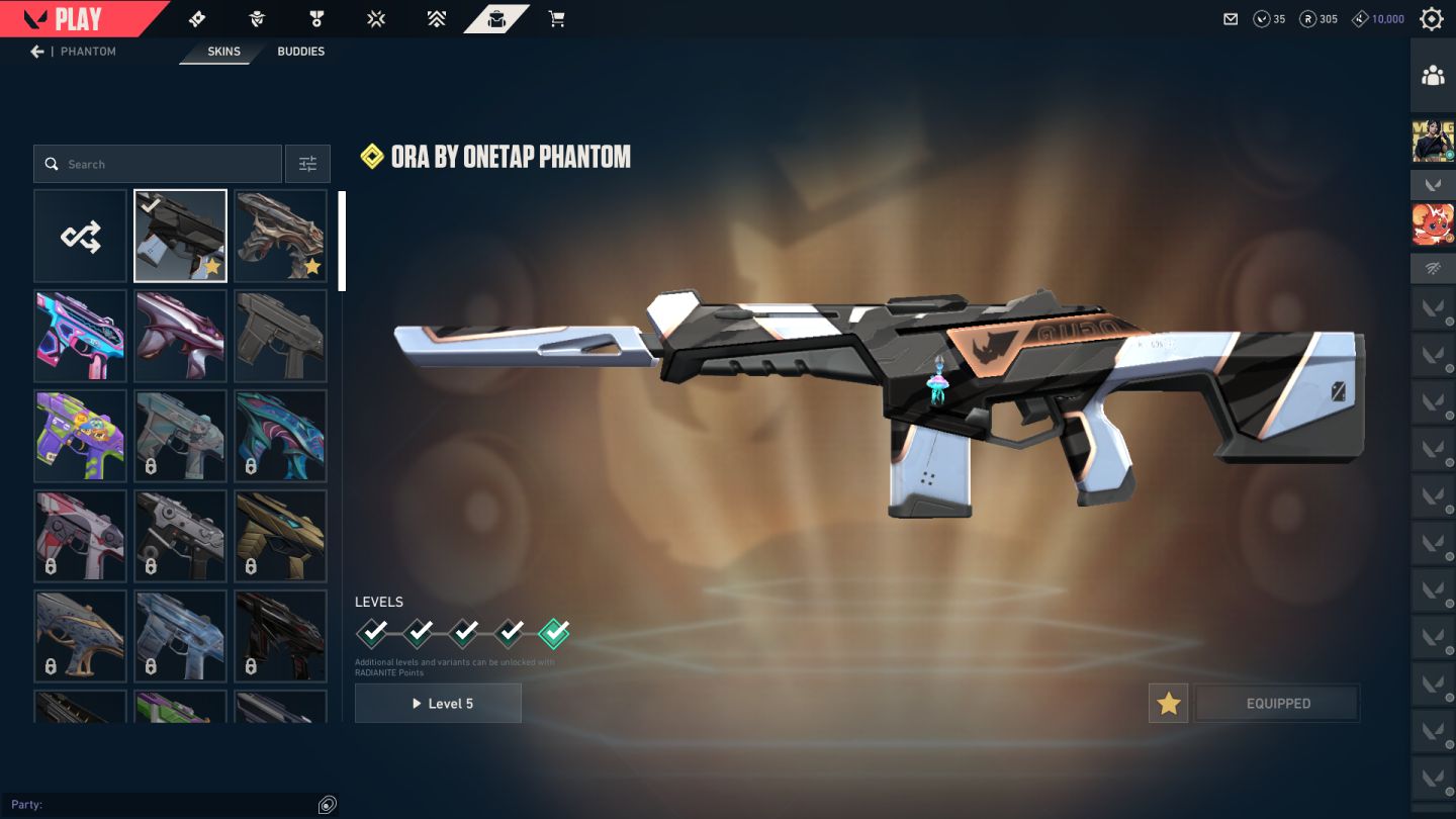 Conta valorant com os dois bundle primordium e bundle onetap