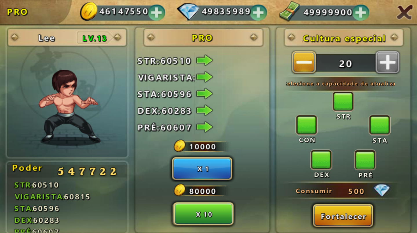 CONTA KUNG-FU ATTACK | OURO + DIAMANTE + CASH | ANDROID APENAS