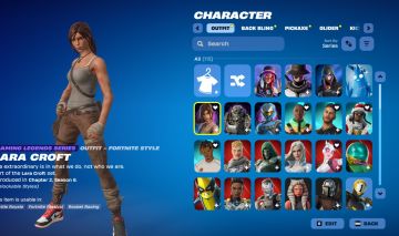 Conta fortnite 115 skins ( Lara Croft , Neymar +)
