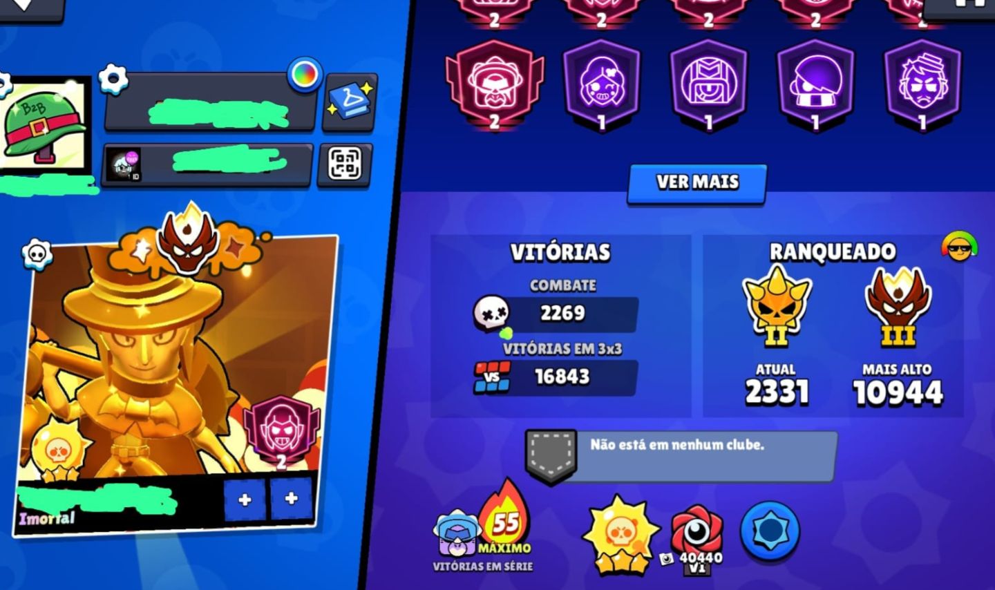 Melhor Conta de Brawl stras barata Com quase Pro (Mestre 3) e quase Full!