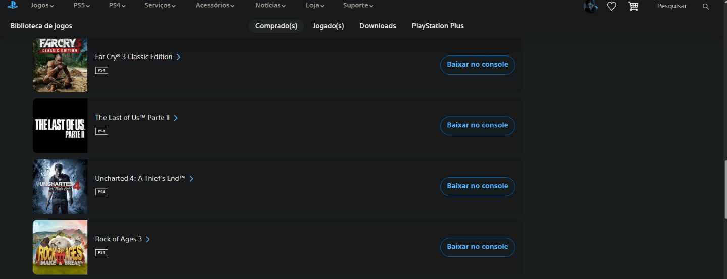 CONTA PSN - 21 JOGOS | LVL 240+ | 15 PLATINAS | TLOU2 + GOW + HORIZON...