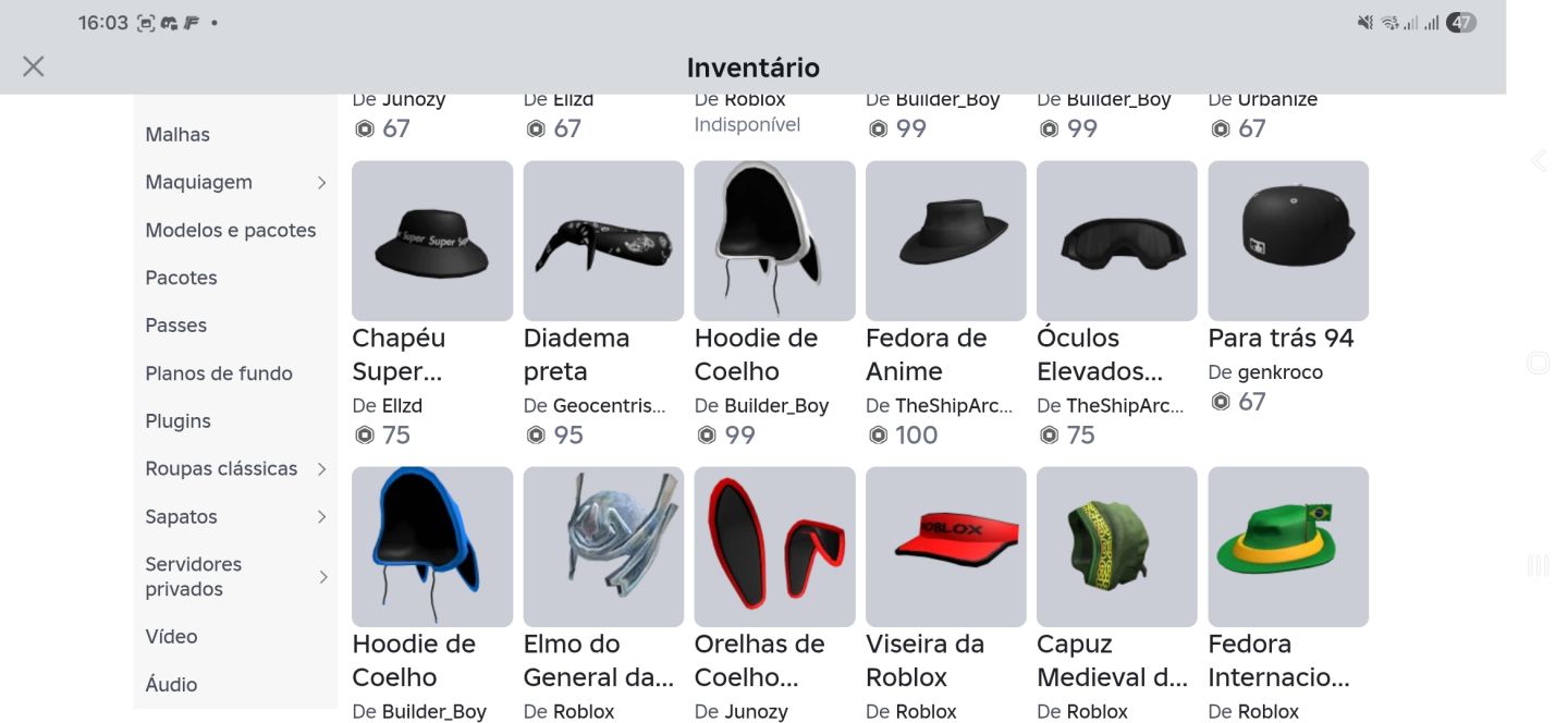 Conta roblox universal Com Jogos mIstos