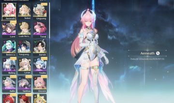 CONTA DE WUWA COM AEMEATH , LYNAE , LUUK , SUISUI , YANGYANG XUALING E REBECCA
