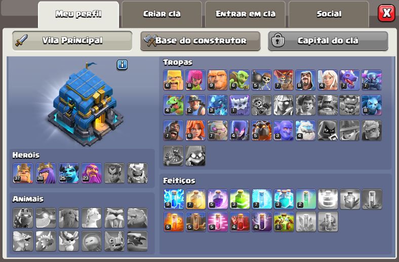 CONTA CLASH OF CLANS TOP À VENDA | CONTA FORTE + PRONTA PARA JOGAR