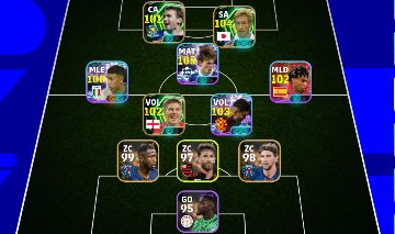 CONTA DE EFOOTBALL CASEMIRO,NICO PAZ E NAKATA.
