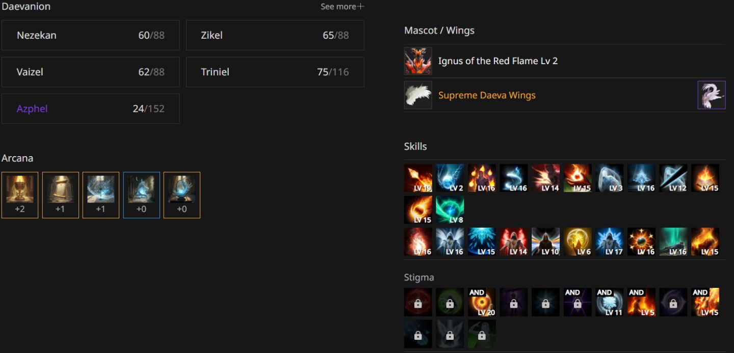 Global SA Ariel Elyos Sorcerer Lv.45 | 124.3K CP | 2,507 GS | Unbound by Genos