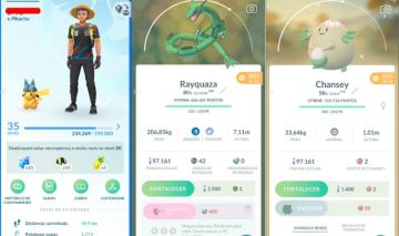 CONTA POKEMON GO LEVEL 35 | 16 LENDARIO | 24 BRILHANTE | PKM E LENDARIO ANTIGOS