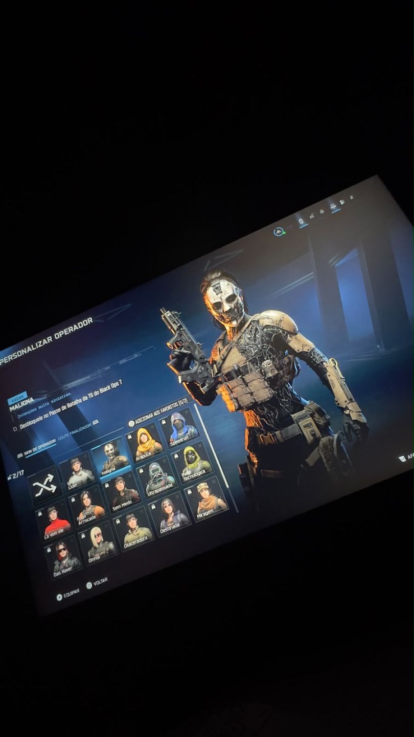 CONTA WARZONE PAUL ATREIDES, CAPITÃO PÁTRIA, TREM-BALA, SNOOPDOG, O LÍDER E MT++