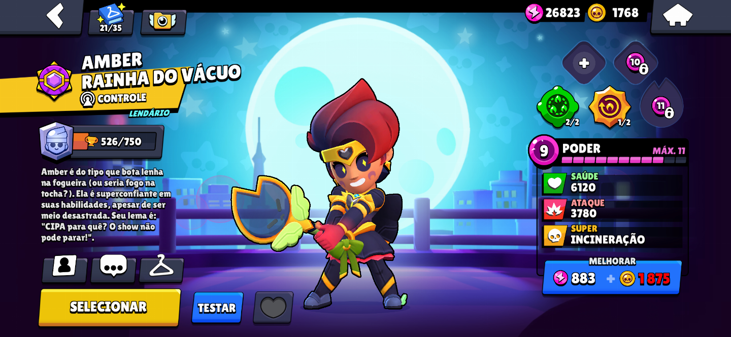 CONTA BRAWL STAR DE COLECIONADOR