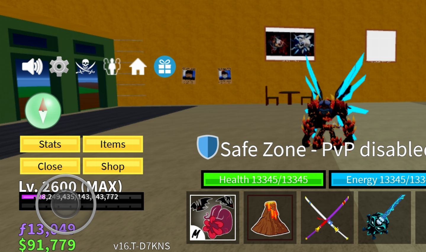 Conta blox fruits com a control yoru cdk raças v4 várias gamepass e fruta