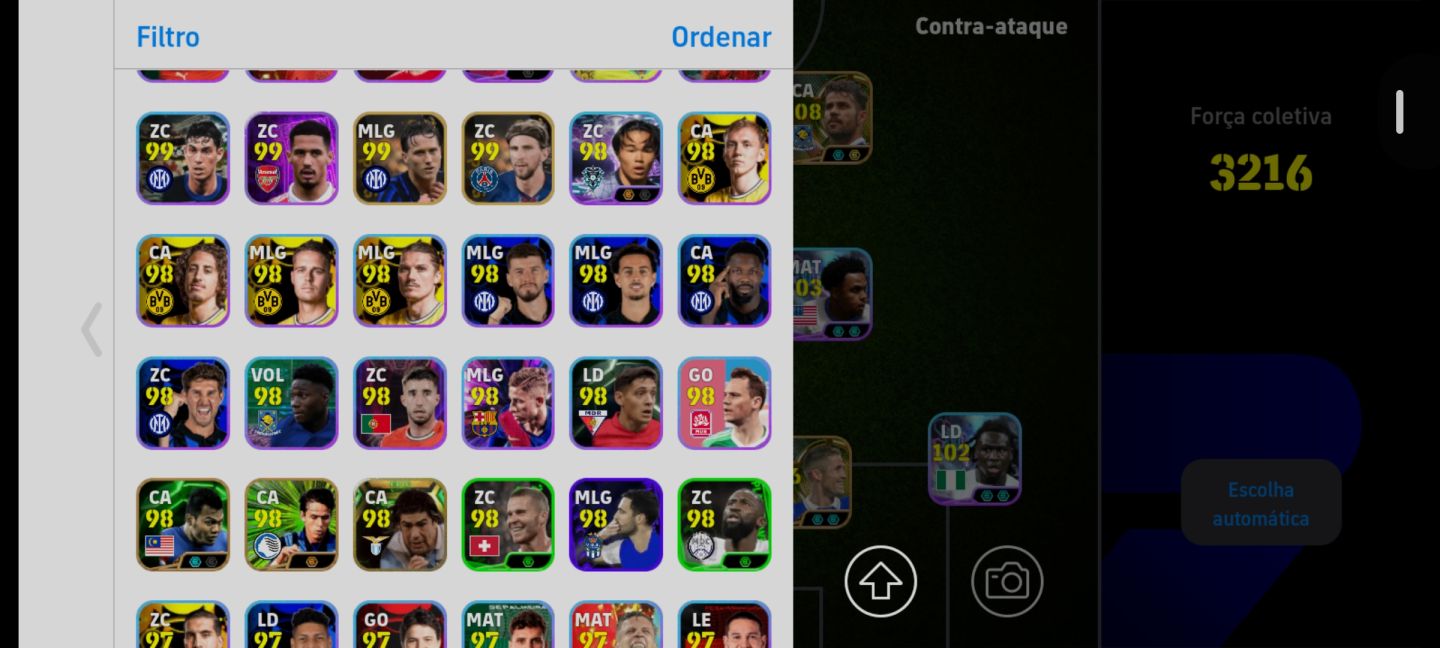 Conta de efootball com jogadores épicos de box paga