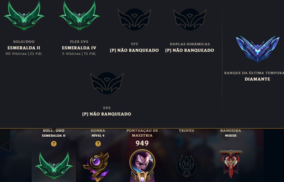 Conta lol esmeralda 2 , 471 skins com skins escolhidas na mão (negociável)