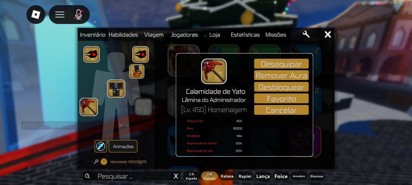 Conta roblox SWORDBURST 2