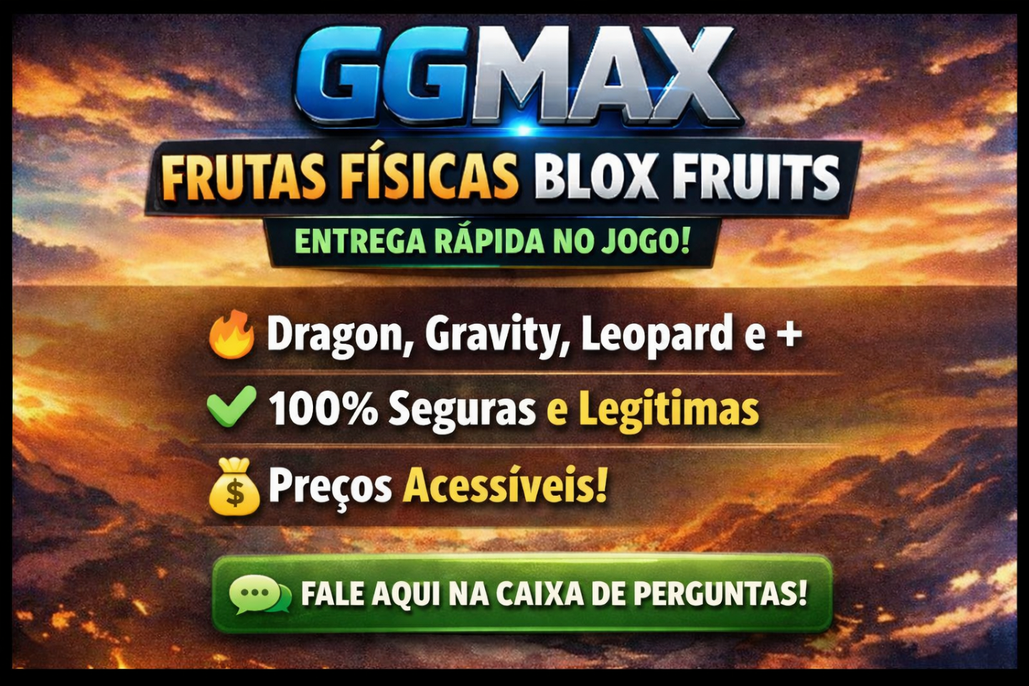 Frutas Físicas Blox Fruits (leia a descrição)