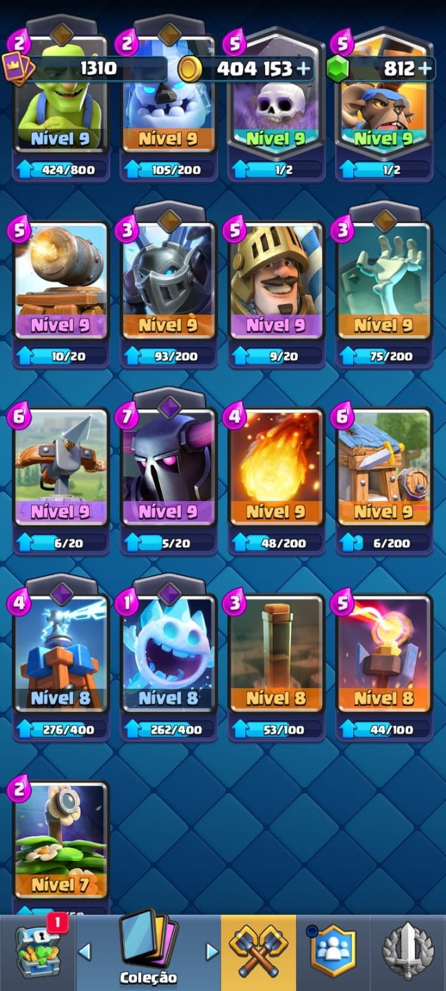 COMBO! Conta Brawl Stars + Clash Royale!! AMBAS GEMADAS!