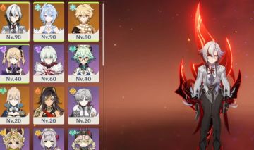 Genshin Impact 145 pulls arlecchino c1r1 odette + olhar descrição NA