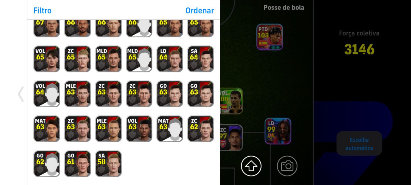 CONTA EFOOTBALL FORÇA COLETIVA 3146
