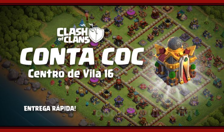 Conta Clash of Clans CV16