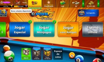 CONTA 8 Ball Pool 97 Milhões de fichas + Taco nvl Máx