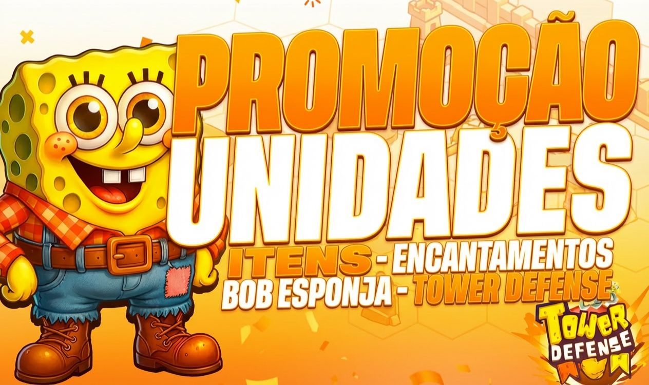 [ PROMOÇÃO ] Spongebob Tower + UNITS BOB ESPONJA TOWER DEFENSE + BRINDES