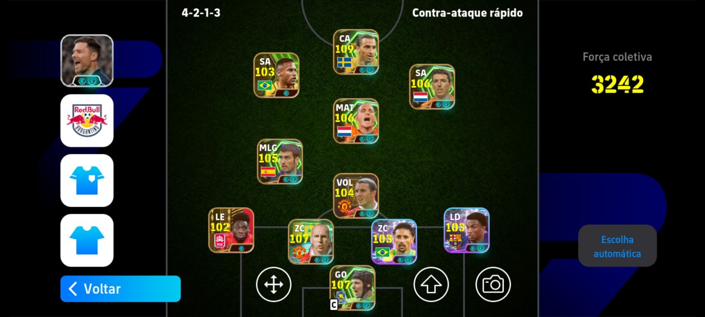 CONTA DE EFOOTBALL COM NEYMAR E IBRA