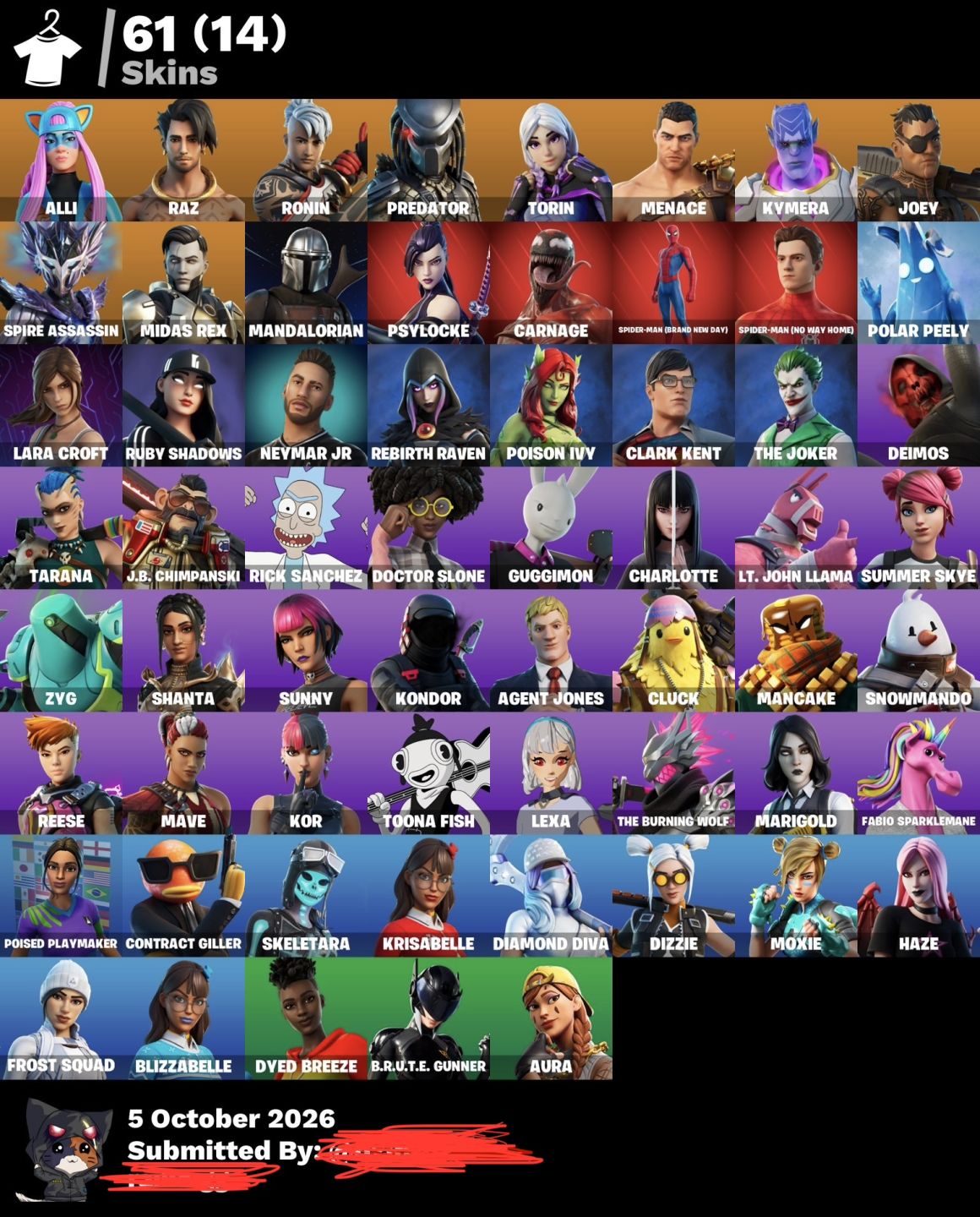 CONTA FORTNITE E ROCKET LEAGUE COM FENNEC