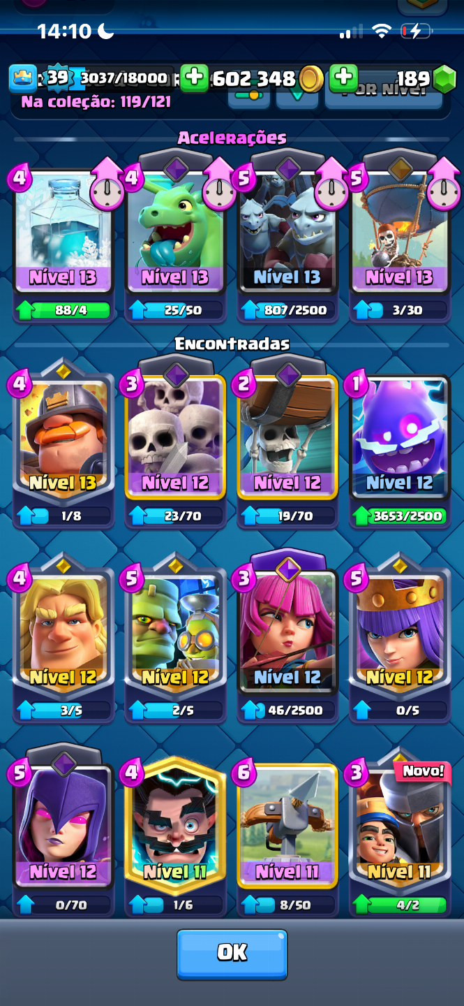 Conta de clash royale antiga, VENDA RAPIDA PROMOÇÃO