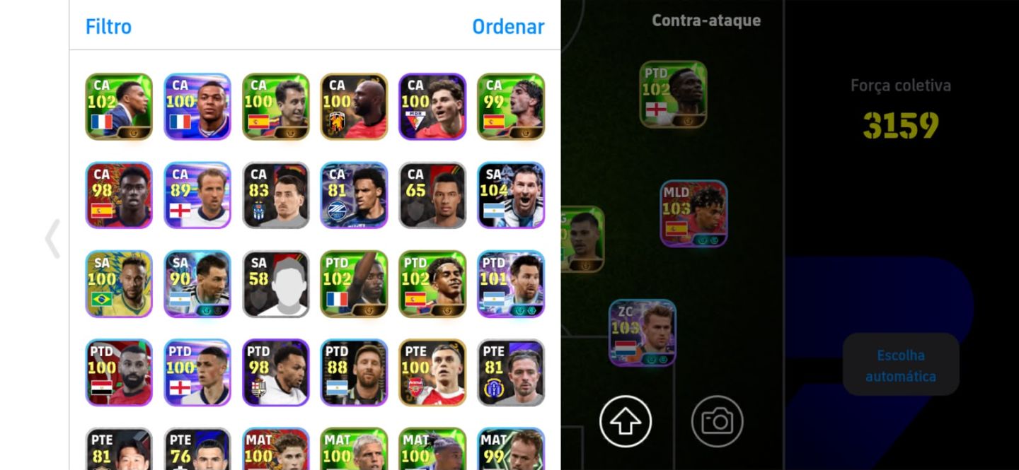 CONTA EFOOTBALL 2027 | PECK DA FRANÇA + DE LIGT 103 !!