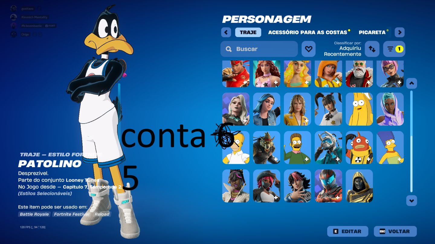Contas Baratas de 30skins com skins legais( Somente pc e mobile)