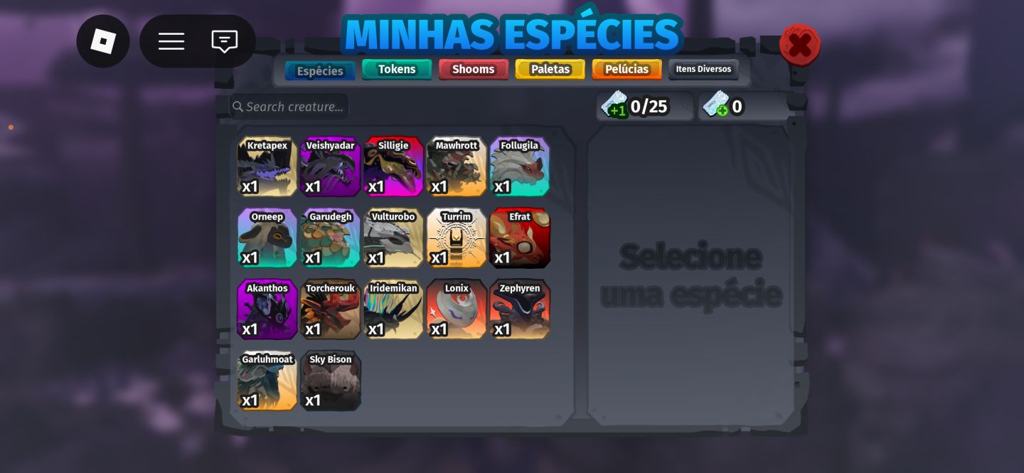 Varias criaturas do creatures of sonaria! Varias especies e custo beneficio