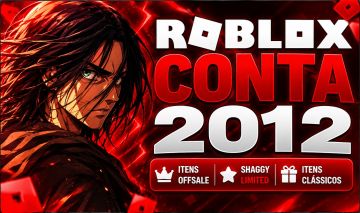 Conta Roblox 2012 | Shaggy Limited + Itens Clássicos e Offsale
