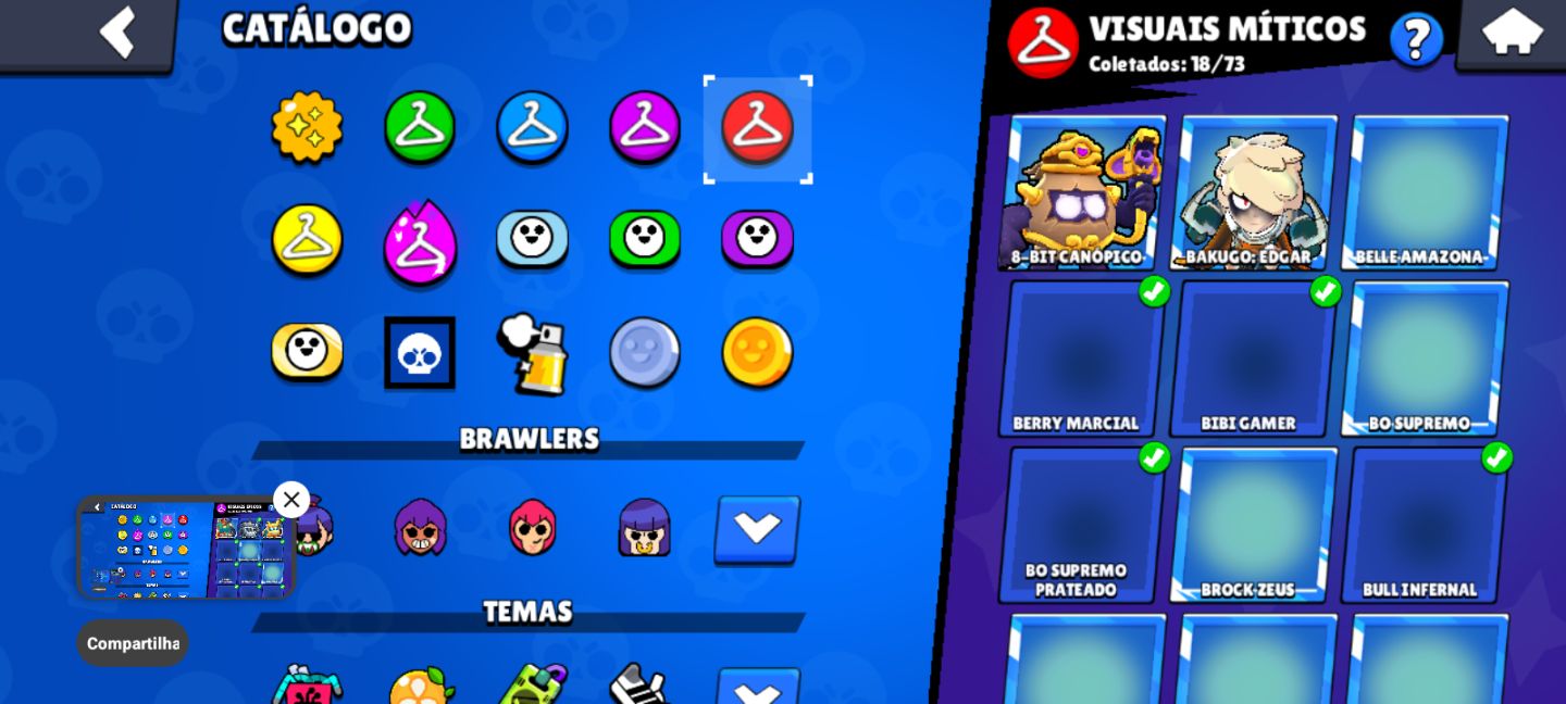 Conta Brawl Stars Rara 2019 60k Troféus | Todos os Brawlers (Sem o cosmo)