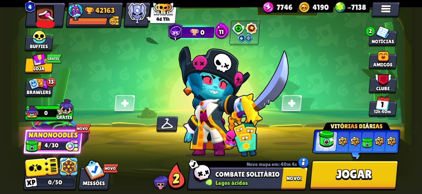 Conta Brawl Stars Veterana super barata (Pré-Lançamento 2018)