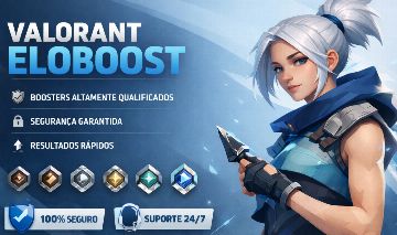(PROMOÇÃO) VALORANT ELOJOB - DUOBOOST ENTREGA MAIS RÁPIDA, CONFIÁVEL!