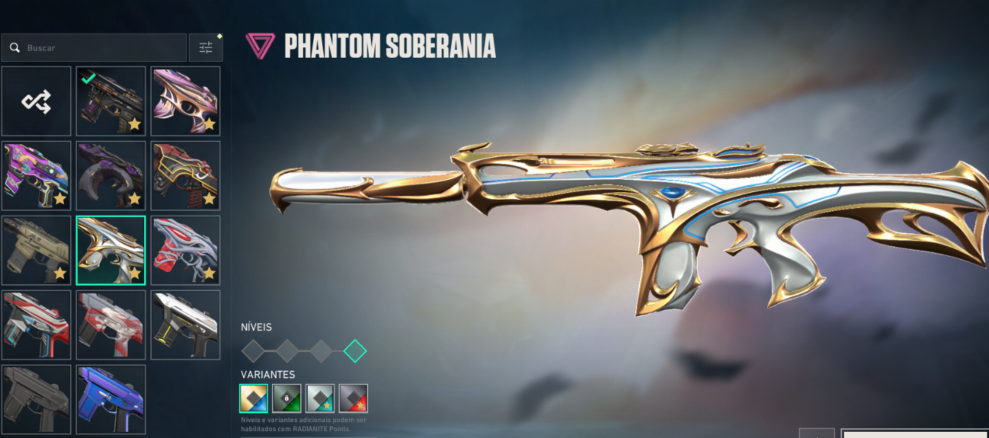 Conta gasto mais de 3k com mt skins limitadas barata
