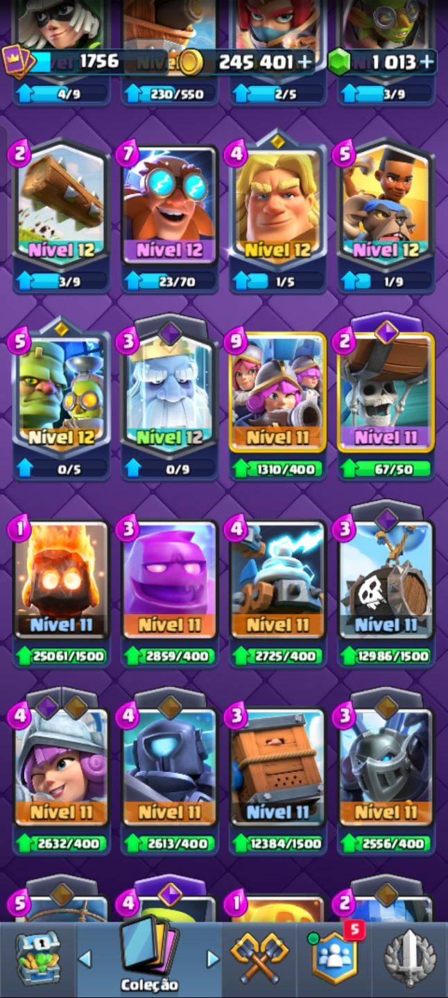 14000 troféus COMPLETA LVL 16 | 19 EVOLUÇÕES | MAIOR CAMPEÃO | INSÍGNIA 10 ANOS