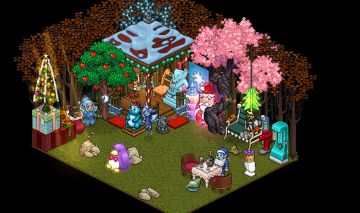 CONTA HABBO DE 2010 COM VÁRIOS MOBIS, EMBLEMAS E E QUARTOS FEITOS