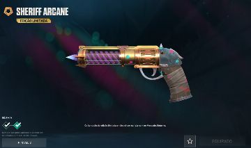 CONTA VALORANT COM SHERIFF ARCANE